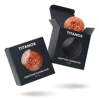 2 Grattoirs Cuivre Pur — Titanox