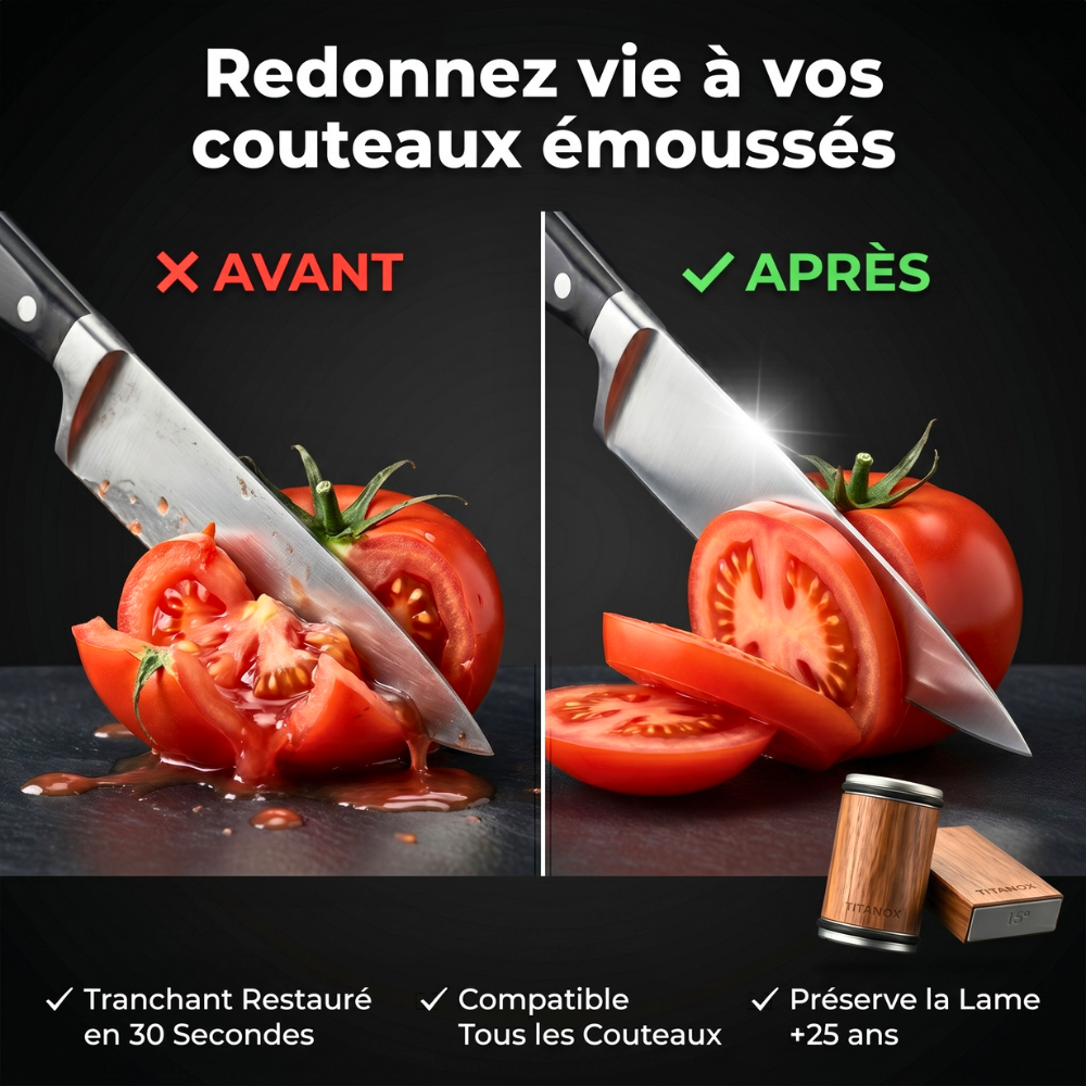 Aiguiseur de Couteaux Pro — Titanox
