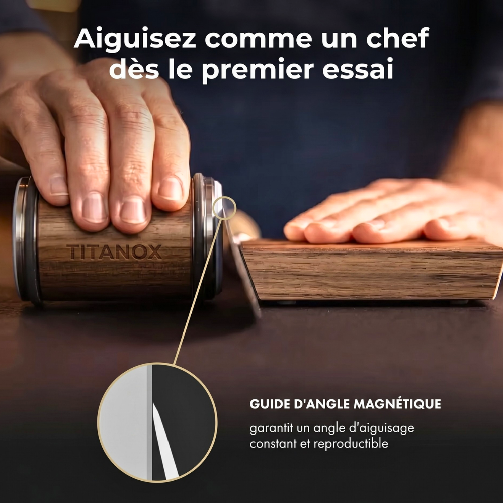 Aiguiseur de Couteaux Pro — Titanox
