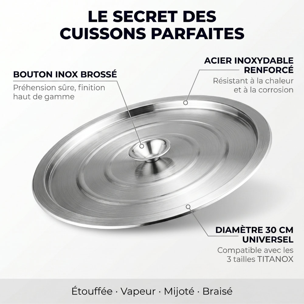 Couvercle Universel Inox — Titanox