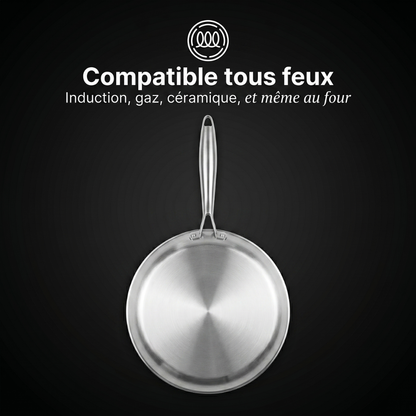 Crêpière 100% Titane Pur (28 cm) — Titanox