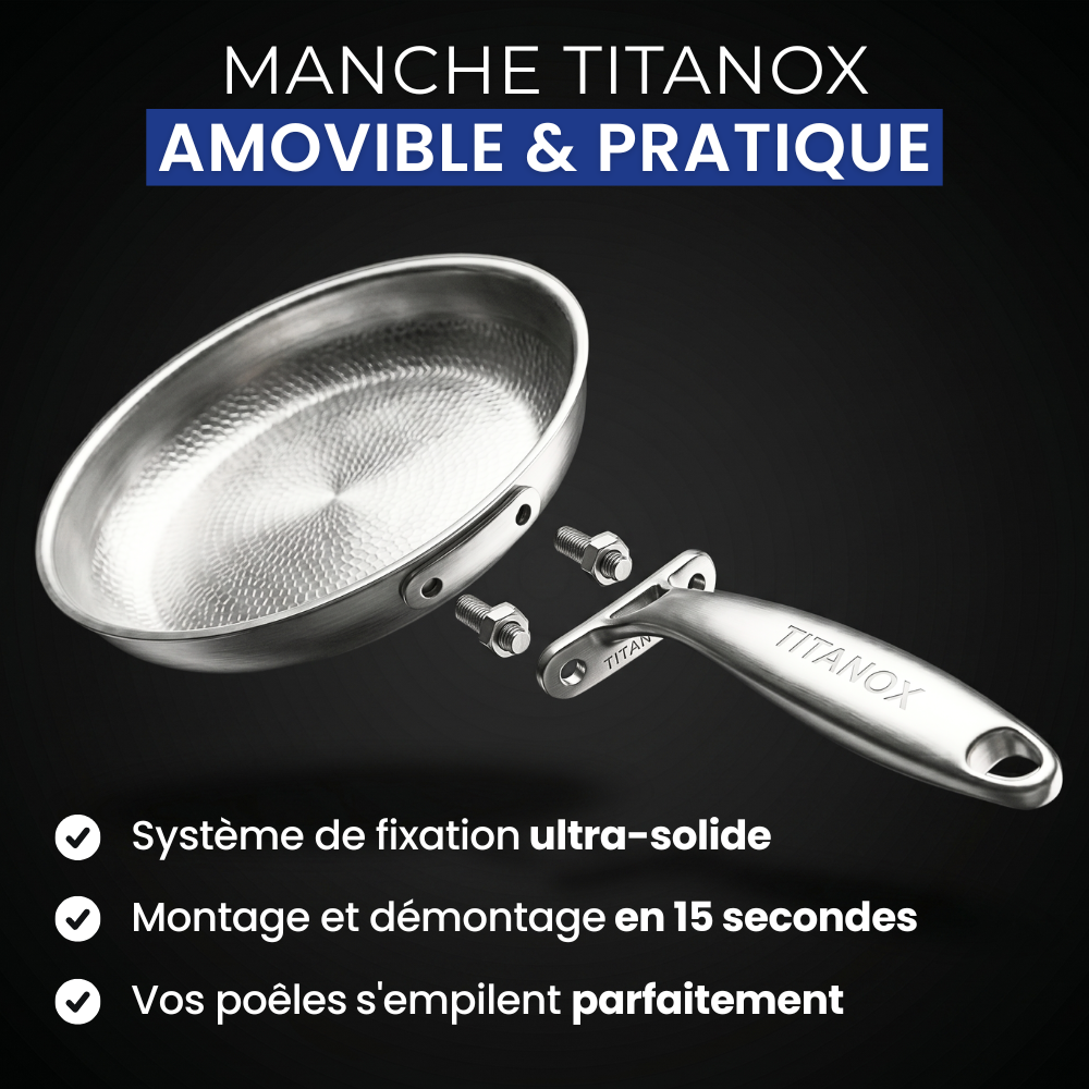 Poêle 100% Titane Pur — Titanox