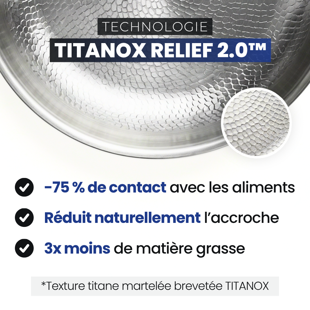 Poêle 100% Titane Pur — Titanox